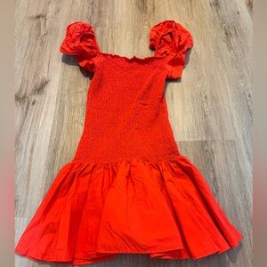 Zara red dress small